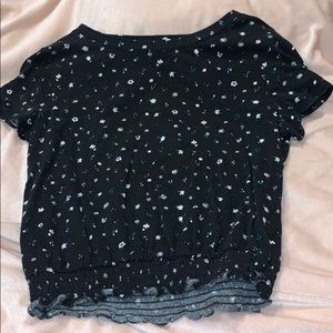 Black Floral Shirt From SO